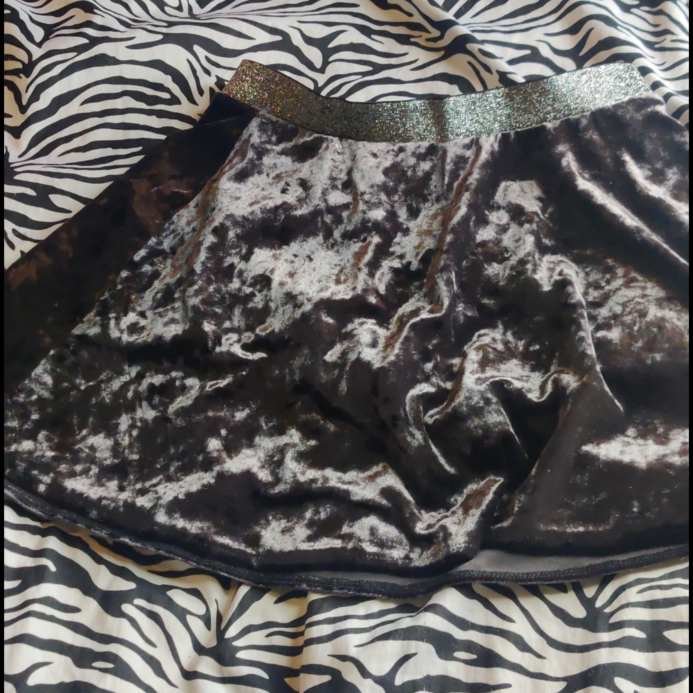 A shiny skirt